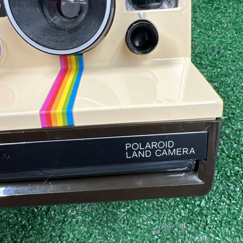 Vintage Polaroid One Step Land Camera Sears Special Instant Film Rainbow W/Strap